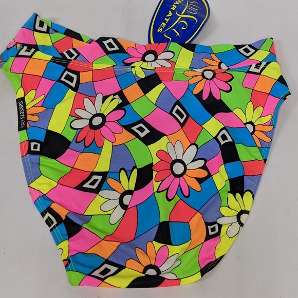 90's style Sunsets V Waist Bikini Bottom, V Waist, Retro, New Old Stock, medium - Picture 7 of 8